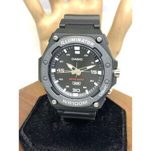 Casio Men's Watch MW620H-1AV Quartz Black Analog 42mm Rubber Band 5577